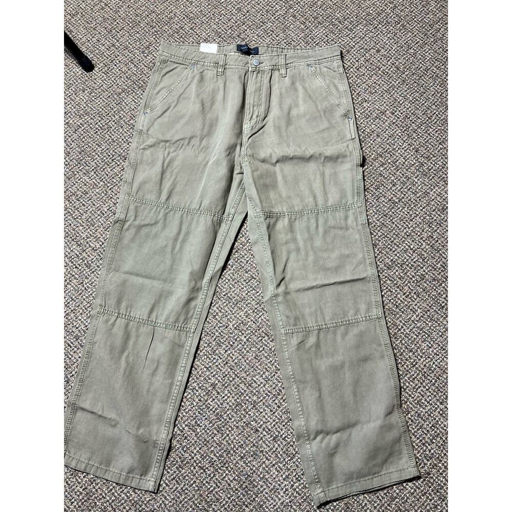 Aeropostale Carpenter Mens Large Pants Green, Straight Leg, NWT